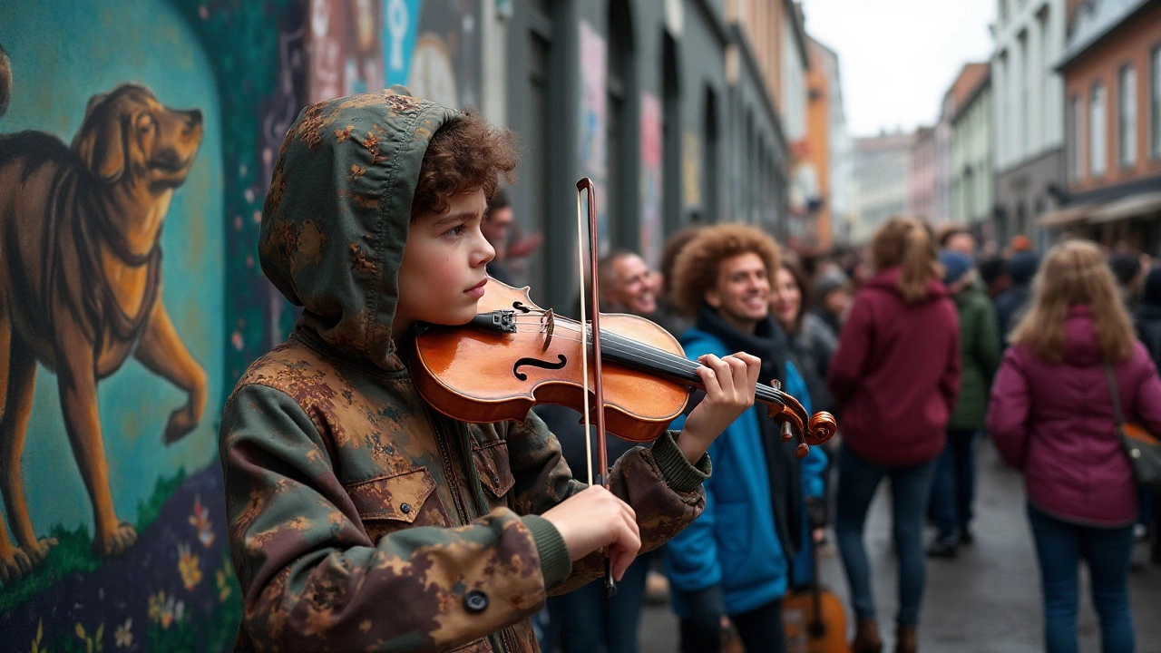 Hoodies in Irish Street Style