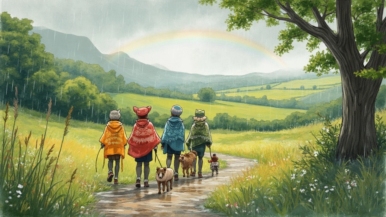 Stylish Rain Gear: Ponchos, Capes, and Local Finds