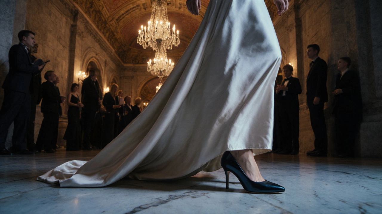 Do Shoes Show Under a Long Evening Dress? Irish Style Guide