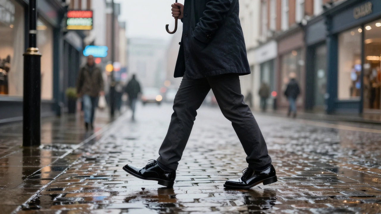 What Is the Shiny Leather on Shoes Called? A Guide for Ireland’s Weather-Ready Footwear