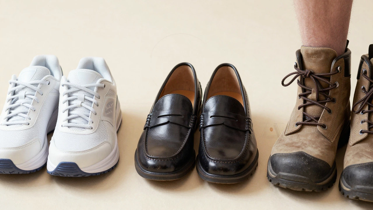 Variety of comfortable work shoes for different jobs